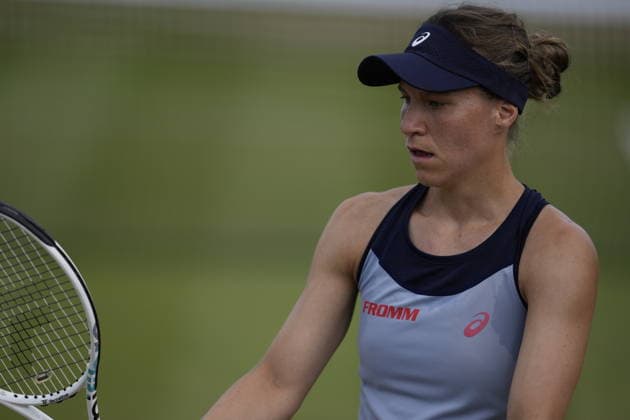 Lexus Nottingham Open - Day Five Nottingham, England 19 Jun 2026 Viktorija Golubic in action during their Quarter Final singles match at the 2026 Lexus Nottingham Open Women s tennis tournament taking place at the Nottingham Tennis Centre, Nottingham, England. Nottingham Great Britain United Kingdom  Copyright: xOwenxHammondx originalFilename:hammond-2026lexu260619_npTlS.jpg