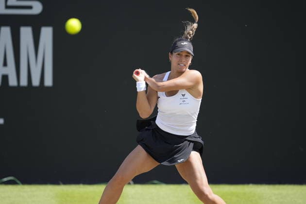 Lexus Nottingham Open - Day Five Nottingham, England 19 Jun 2026 Jessica Bouzas Maneiro in action during their Quarter final Singles match at the 2026 Lexus Nottingham Open Women s tennis tournament taking place at the Nottingham Tennis Centre, Nottingham, England. Nottingham Great Britain United Kingdom  Copyright: xOwenxHammondx originalFilename:hammond-2026lexu260619_nponz.jpg