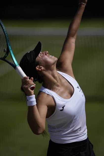 Lexus Nottingham Open - Day Five Nottingham, England 19 Jun 2026 Jessica Bouzas Maneiro in action during their Quarter final Singles match at the 2026 Lexus Nottingham Open Women s tennis tournament taking place at the Nottingham Tennis Centre, Nottingham, England. Nottingham Great Britain United Kingdom  Copyright: xOwenxHammondx originalFilename:hammond-2026lexu260619_npktL.jpg