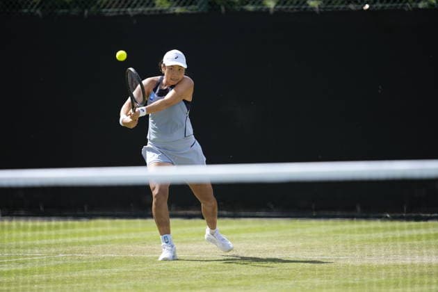 Lexus Nottingham Open - Day Five Nottingham, England 19 Jun 2026 Janice Tjen in action during their Semi Final doubles match at the 2026 Lexus Nottingham Open Women s tennis tournament taking place at the Nottingham Tennis Centre, Nottingham, England. Nottingham Great Britain United Kingdom  Copyright: xOwenxHammondx originalFilename:hammond-2026lexu260619_npZkF.jpg