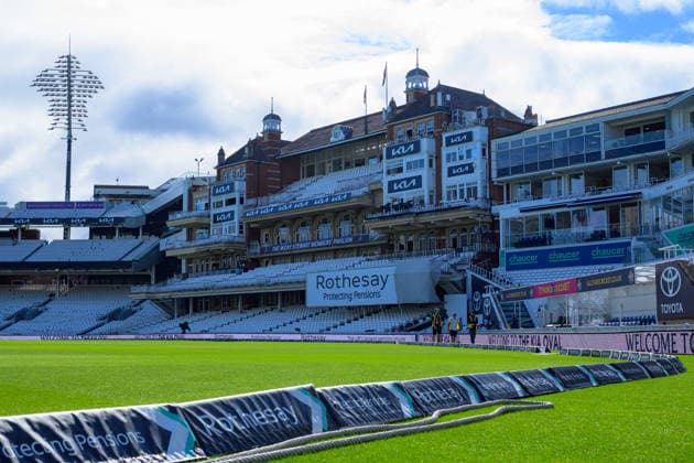 LONDON, ENGLAND JUNE 20 - General view inside Kia Oval before Day Four of the 2nd Rothesay Test Match game between England and New Zealand at Kia Oval on June 20, 2026 in London , England . (Photo by Keeran Marquis Sports Press Photo)  Copyright: xKeeranxMarquis SPPx Sportspressphoto_SPR171325
