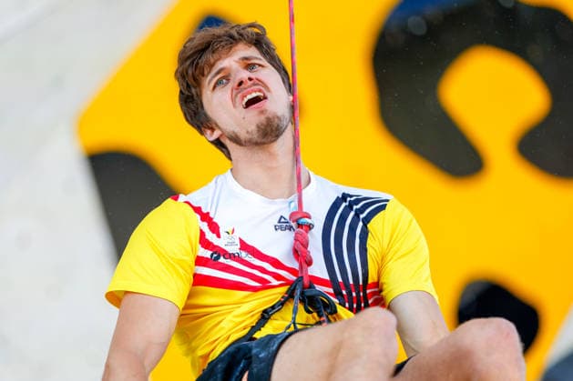 CLIMBING - World Climbing Series INNSBRUCK,AUSTRIA,20.JUN.26 - CLIMBING - World Climbing Series, lead. Image shows Nicolas Collin (BEL).  GEPAxpictures xMarkoxVulic