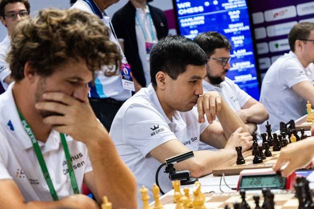 June 20, 2026, Hong Kong, Hong Kong, China: WR Chess during a Blitz match at the 2026 FIDE World Team Rapid and Blitz Chess Championship in Hong Kong. Hong Kong China - ZUMAm298 0859596367st Copyright: xJamesxModestox