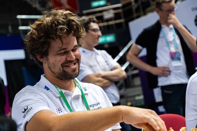 June 20, 2026, Hong Kong, Hong Kong, China: Chess Grandmaster MAGNUS CARLSEN (NOR) before a Blitz match at the 2026 FIDE World Team Rapid and Blitz Chess Championship in Hong Kong.Chess Hong Kong China - ZUMAm298 0859596369st Copyright: xJamesxModestox