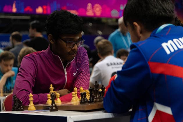 June 20, 2026, Hong Kong, Hong Kong, China: RAMESHBABU PRAGGNANANDHAA (IND) during a Blitz match at the 2026 FIDE World Team Rapid and Blitz Chess Championship in Hong Kong. Hong Kong China - ZUMAm298 0859596661st Copyright: xJamesxModestox