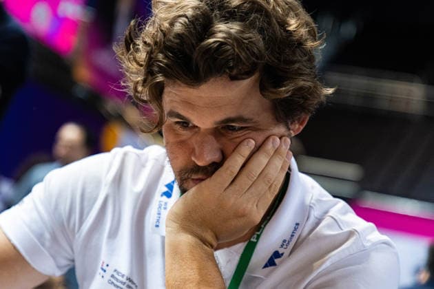 June 20, 2026, Hong Kong, Hong Kong, China: Chess Grandmaster MAGNUS CARLSEN (NOR) during a Blitz match at the 2026 FIDE World Team Rapid and Blitz Chess Championship in Hong Kong. Hong Kong China - ZUMAm298 0859596861st Copyright: xJamesxModestox