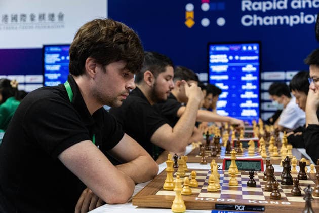 June 20, 2026, Hong Kong, Hong Kong, China: Chess Grandmaster JORDEN VAN FOREEST (NLD) during a Blitz match at the 2026 FIDE World Team Rapid and Blitz Chess Championship in Hong Kong. Hong Kong China - ZUMAm298 0859596876st Copyright: xJamesxModestox