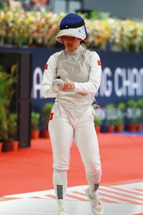 June 19, 2026, New Delhi, Delhi, India: Sumire Tsuji of Japan vs. Daphne Chan Nok sze of Hong Kong during Asian Senior Fencing Championships 2026 (Women s Foil) at Bharat Mandapam Convention Centre, New Delhi, India on 19th June 2026. New Delhi India - ZUMAd207 20260619_zsp_d207_299 Copyright: xAvijitxDasx