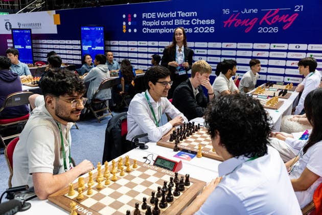 June 20, 2026, Hong Kong, Hong Kong, China: Hexamind Chess Team the 2026 FIDE World Team Rapid and Blitz Chess Championship in Hong Kong. Hong Kong China - ZUMAm298 0859596990st Copyright: xJamesxModestox