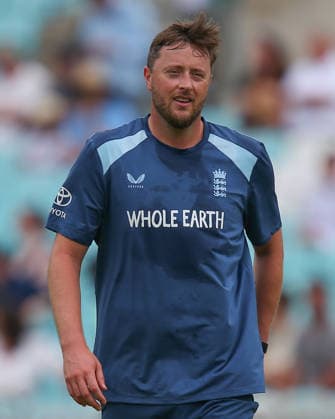 LONDON, ENGLAND - JUNE 20: Injured Ollie Robinson of England during a net session before day 4 of the 2nd Rothesay Test Match between England and New Zealand at The Kia Oval on June 20, 2026 in London, England.  Copyright: xJayxPatel SPPx Sportspressphoto_SPR171328