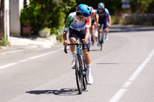 Italy s Matteo Scalco of XDS Astana Development Team during Stage 7 of the Giro Next Gen 2026, from Sulmona to Piana delle Mele (Guardiagrele), Italy, Saturday, June 20, 2026.  Copyright: xFabioxFerrari LaPressex