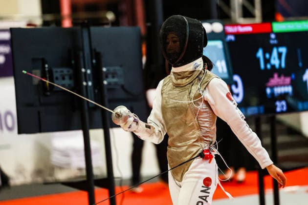 June 19, 2026, New Delhi, Delhi, India: Sumire Tsuji of Japan vs. Daphne Chan Nok Sze of Hong Kong during Asian Senior Fencing Championships 2026 (Women s Foil) at Bharat Mandapam Convention Centre, New Delhi, India on 19th June 2026. Fencing 2026: Asian Senior Fencing Championships 2026  - ZUMAd207 20260619_zsp_d207_312 Copyright: xAvijitxDasx