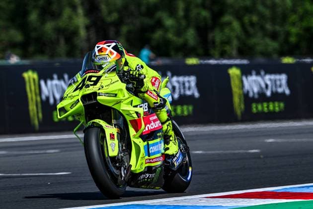 Free practice before MotoGP Monster Energi Grand Prix of Czechia at Brno Circuit. 19 June 2026 In picture: Fabio Di Giannantonio Entrenamientos libres previos al Gran Premio Monster Energi de MotoGP de Republica Checa en el Circuito de Brno. 19 de Junio de 2026 POOL MotoGP.com Cordon Press Images will be for editorial use only. Mandatory credit: MotoGP.com Cordon Press 