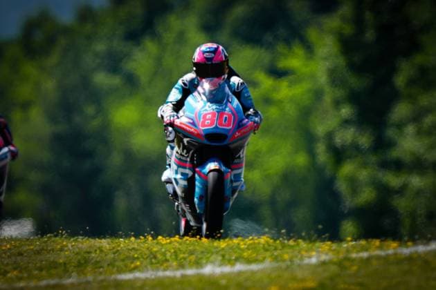 Free practice before MotoGP Monster Energi Grand Prix of Czechia at Brno Circuit. 19 June 2026 In picture: Moto2 David Alonso Entrenamientos libres previos al Gran Premio Monster Energi de MotoGP de Republica Checa en el Circuito de Brno. 19 de Junio de 2026 POOL MotoGP.com Cordon Press Images will be for editorial use only. Mandatory credit: MotoGP.com Cordon Press 