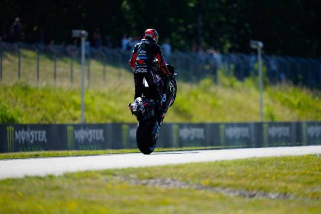 Free practice before MotoGP Monster Energi Grand Prix of Czechia at Brno Circuit. 19 June 2026 In picture: Marco Bezzecchi Entrenamientos libres previos al Gran Premio Monster Energi de MotoGP de Republica Checa en el Circuito de Brno. 19 de Junio de 2026 POOL MotoGP.com Cordon Press Images will be for editorial use only. Mandatory credit: MotoGP.com Cordon Press 