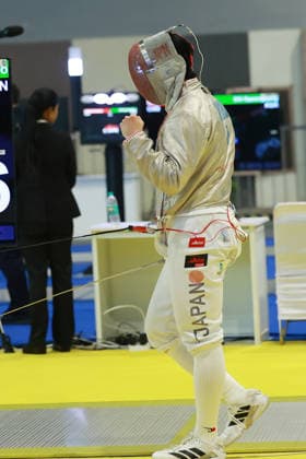 June 19, 2026, New Delhi, Delhi, India: Mao Kokubo of Japan during Oh Sanguk of South Korea vs. Mao Kokubo of Japan, Asian Senior Fencing Championships 2026 (Men s Sabre) at Bharat Mandapam Convention Centre, New Delhi, India on 19th June 2026. Fencing 2026: Asian Senior Fencing Championships 2026  - ZUMAd207 20260619_zsp_d207_325 Copyright: xAvijitxDasx