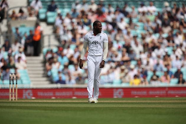England v New Zealand, International Test Match 2026 England Fast Bowler Jofra Archer (22) during the International Test Match 2026 match between England and New Zealand at the Oval, London, UK on 20 June 2026. London Oval London UK Editorial use only , Copyright: xChrisxFoxwellx PSI-24390-0011