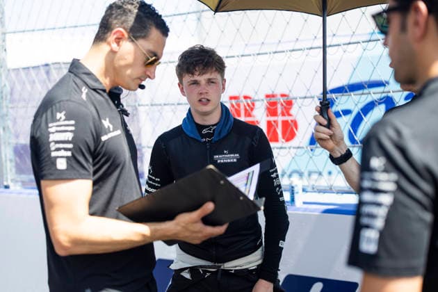 2026 FORMULA E SANYA ePRIX BARNARD Taylor (gbr), DS Penske, DS E-Tense FE25, portrait during the 2026 Sanya ePrix, 11th round of the 2025-26 ABB FIA Formula E World Championship, WM, Weltmeisterschaft on the Sanya Street Circuit from June 18 to 20, 2026 in Sanya, China - SanyaChina  Copyright: xJULIENxDELFOSSEx