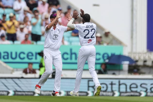 2nd Rothesay Test Match Day 4 England v New Zealand Jofra Archer of England celebrates the wicket of Henry Nicholls of New Zealand during the 2nd Rothesay Test Match Day 4 match England vs New Zealand at The Kia Oval, London, United Kingdom on 20 June 2026 (Photo by Mark Cosgrove News Images) London The Kia Oval London United Kingdom Copyright: xMarkxCosgrove NewsxImagesx