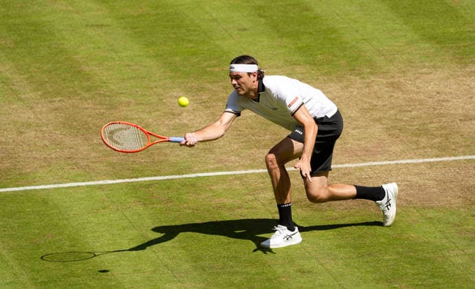 photo : Taylor FRITZ (USA) Tennis-Turnier Terra Wortmann Cup im Gerry Weber Sportpark in Halle Westfalen - Viertelfinales - am Fr. 19.06.2026
