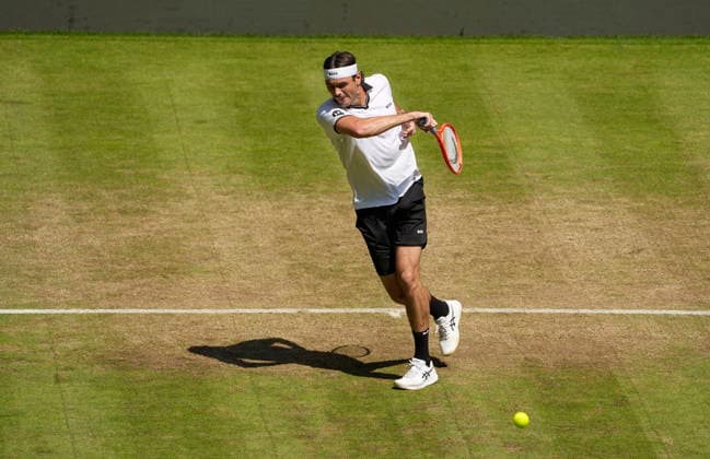 photo : Taylor FRITZ (USA) Tennis-Turnier Terra Wortmann Cup im Gerry Weber Sportpark in Halle Westfalen - Viertelfinales - am Fr. 19.06.2026
