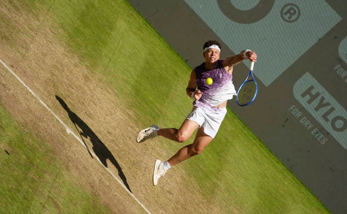 photo : Ben SHELTON (USA) Tennis-Turnier Terra Wortmann Cup im Gerry Weber Sportpark in Halle Westfalen - Viertelfinales - am Fr. 19.06.2026