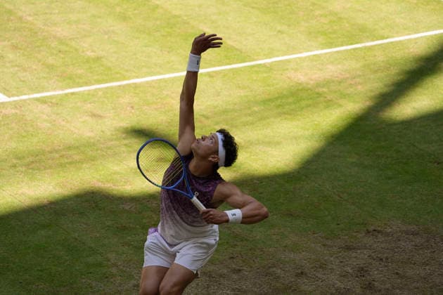 photo : Ben SHELTON (USA) Tennis-Turnier Terra Wortmann Cup im Gerry Weber Sportpark in Halle Westfalen - Viertelfinales - am Fr. 19.06.2026