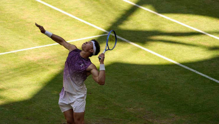 photo : Ben SHELTON (USA) Tennis-Turnier Terra Wortmann Cup im Gerry Weber Sportpark in Halle Westfalen - Viertelfinales - am Fr. 19.06.2026