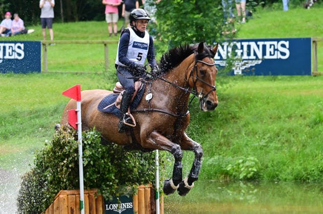 GER; Luhmuehlen 2026 Vielseitigkeit, Gelaendepruefung LONGINES CCI5*-L 20.06.2026, GER; Luhmuehlen 2026, Vielseitigkeit, LONGINES CCI5*-L-Gelaende, im Bild Katharina Meyer (GER) auf Aspen T am Longine Teich *** GER Luhmuehlen 2026 Eventing, Cross-Country LONGINES CCI5 L June 20, 2026, GER Luhmuehlen 2026, Eventing, LONGINES CCI5 L Cross-Country, pictured nordphotoxGmbH xWitke nph00002