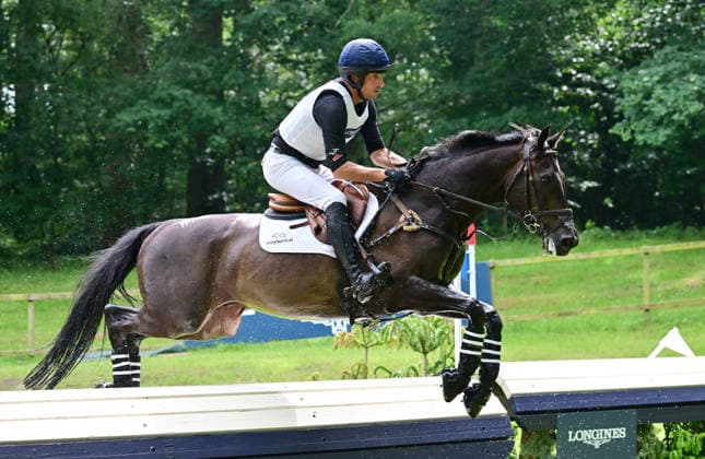 GER; Luhmuehlen 2026 Vielseitigkeit, Gelaendepruefung LONGINES CCI5*-L 20.06.2026, GER; Luhmuehlen 2026, Vielseitigkeit, LONGINES CCI5*-L-Gelaende, im Bild Tim Price (NZL) auf Happy Boy am Longine Teich *** GER Luhmuehlen 2026 Eventing, Cross-Country LONGINES CCI5 L June 20, 2026, GER Luhmühlen 2026, Eventing, LONGINES CCI5 L Cross-Country, pictured nordphotoxGmbH xWitke nph00002