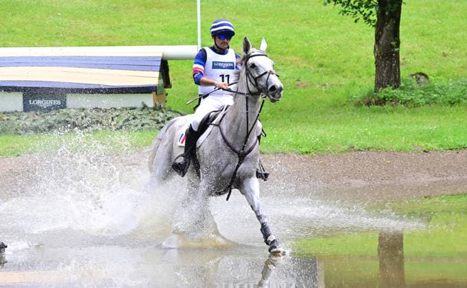GER; Luhmuehlen 2026 Vielseitigkeit, Gelaendepruefung LONGINES CCI5*-L 20.06.2026, GER; Luhmuehlen 2026, Vielseitigkeit, LONGINES CCI5*-L-Gelaende, im Bild Benjamin Massie (FRA) auf Guess Star am Longine Teich *** GER Luhmuehlen 2026 Eventing, Cross-Country LONGINES CCI5 L June 20, 2026, GER Luhmuehlen 2026, Eventing, LONGINES CCI5 L Cross-Country, pictured nordphotoxGmbH xWitke nph00002