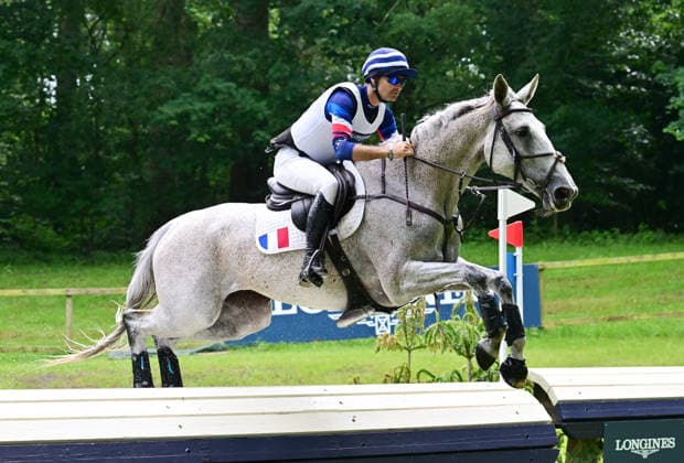 GER; Luhmuehlen 2026 Vielseitigkeit, Gelaendepruefung LONGINES CCI5*-L 20.06.2026, GER; Luhmuehlen 2026, Vielseitigkeit, LONGINES CCI5*-L-Gelaende, im Bild Benjamin Massie (FRA) auf Guess Star am Longine Teich *** GER Luhmuehlen 2026 Eventing, Cross-Country LONGINES CCI5 L June 20, 2026, GER Luhmuehlen 2026, Eventing, LONGINES CCI5 L Cross-Country, pictured nordphotoxGmbH xWitke nph00002