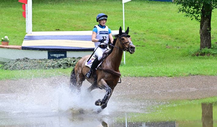 GER; Luhmuehlen 2026 Vielseitigkeit, Gelaendepruefung LONGINES CCI5*-L 20.06.2026, GER; Luhmuehlen 2026, Vielseitigkeit, LONGINES CCI5*-L-Gelaende, im Bild Carolina Harris (GBR) auf D Day am Longine Teich *** GER Luhmuehlen 2026 Eventing, Cross-Country LONGINES CCI5 L June 20, 2026, GER Luhmühlen 2026, Eventing, LONGINES CCI5 L Cross-Country, pictured nordphotoxGmbH xWitke nph00002