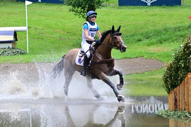 GER; Luhmuehlen 2026 Vielseitigkeit, Gelaendepruefung LONGINES CCI5*-L 20.06.2026, GER; Luhmuehlen 2026, Vielseitigkeit, LONGINES CCI5*-L-Gelaende, im Bild Carolina Harris (GBR) auf D Day am Longine Teich *** GER Luhmuehlen 2026 Eventing, Cross-Country LONGINES CCI5 L June 20, 2026, GER Luhmühlen 2026, Eventing, LONGINES CCI5 L Cross-Country, pictured nordphotoxGmbH xWitke nph00002