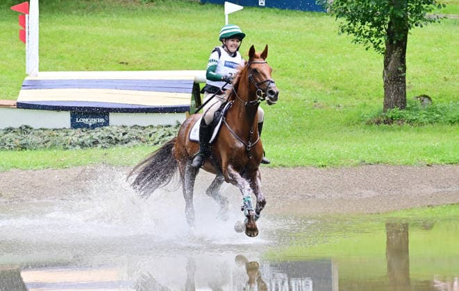 GER; Luhmuehlen 2026 Vielseitigkeit, Gelaendepruefung LONGINES CCI5*-L 20.06.2026, GER; Luhmuehlen 2026, Vielseitigkeit, LONGINES CCI5*-L-Gelaende, im Bild Abby Jones (NZL) auf Henton Audacious am Longine Teich *** GER Luhmuehlen 2026 Eventing, Cross-Country LONGINES CCI5 L June 20, 2026, GER Luhmühlen 2026, Eventing, LONGINES CCI5 L Cross-Country, pictured nordphotoxGmbH xWitke nph00002