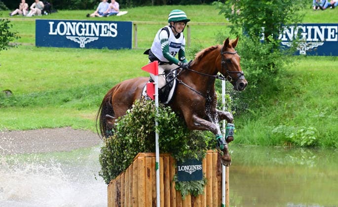 GER; Luhmuehlen 2026 Vielseitigkeit, Gelaendepruefung LONGINES CCI5*-L 20.06.2026, GER; Luhmuehlen 2026, Vielseitigkeit, LONGINES CCI5*-L-Gelaende, im Bild Abby Jones (NZL) auf Henton Audacious am Longine Teich *** GER Luhmuehlen 2026 Eventing, Cross-Country LONGINES CCI5 L June 20, 2026, GER Luhmühlen 2026, Eventing, LONGINES CCI5 L Cross-Country, pictured nordphotoxGmbH xWitke nph00002