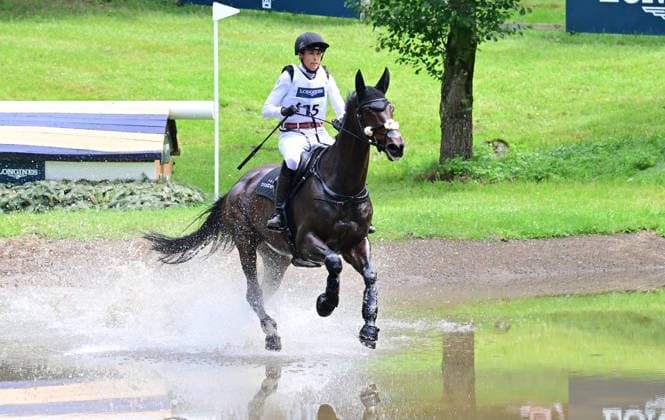GER; Luhmuehlen 2026 Vielseitigkeit, Gelaendepruefung LONGINES CCI5*-L 20.06.2026, GER; Luhmuehlen 2026, Vielseitigkeit, LONGINES CCI5*-L-Gelaende, im Bild Heike Jahnche (GER) auf Mighty Spring (FRH) am Longine Teich *** GER Luhmuehlen 2026 Eventing, Cross-Country LONGINES CCI5 L June 20, 2026, GER Luhmuehlen 2026, Eventing, LONGINES CCI5 L Cross-Country; pictured nordphotoxGmbH xWitke nph00002