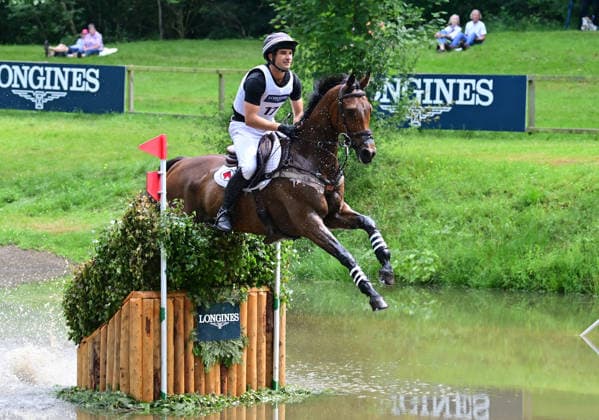 GER; Luhmuehlen 2026 Vielseitigkeit, Gelaendepruefung LONGINES CCI5*-L 20.06.2026, GER; Luhmuehlen 2026, Vielseitigkeit, LONGINES CCI5*-L-Gelaende, im Bild James Avery (NZL) auf Dallas 13 am Longine Teich *** GER Luhmuehlen 2026 Eventing, Cross-Country LONGINES CCI5 L June 20, 2026, GER Luhmuehlen 2026, Eventing, LONGINES CCI5 L Cross-Country, pictured nordphotoxGmbH xWitke nph00002