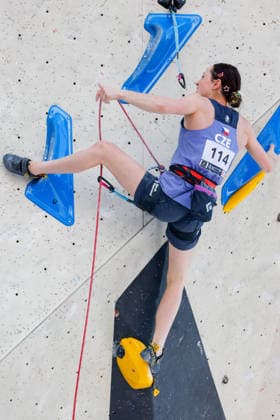 CLIMBING - World Climbing Series INNSBRUCK,AUSTRIA,20.JUN.26 - CLIMBING - World Climbing Series, lead. Image shows Michaela Smetanova (CZE).  GEPAxpictures xMarkoxVulic
