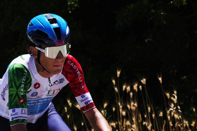 Italy s Matteo Scalco of XDS Astana Development Team during Stage 7 of the Giro Next Gen 2026, from Sulmona to Piana delle Mele (Guardiagrele), Italy, Saturday, June 20, 2026.  Copyright: xFabioxFerrari LaPressex