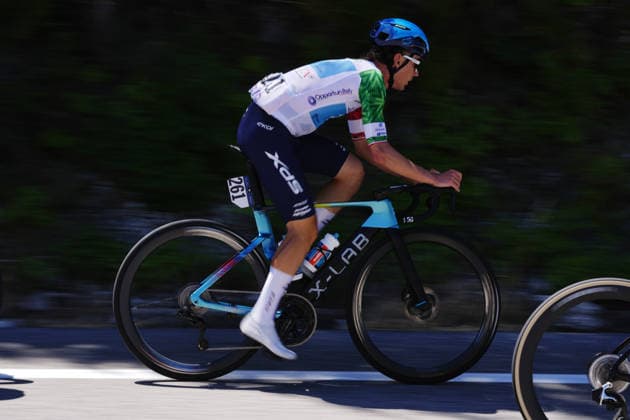 Italy s Matteo Scalco of XDS Astana Development Team during Stage 7 of the Giro Next Gen 2026, from Sulmona to Piana delle Mele (Guardiagrele), Italy, Saturday, June 20, 2026.  Copyright: xFabioxFerrari LaPressex
