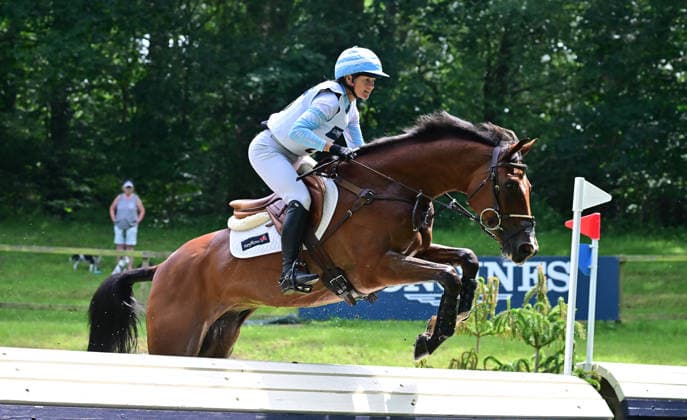 GER; Luhmuehlen 2026 Vielseitigkeit, Gelaendepruefung LONGINES CCI5*-L 20.06.2026, GER; Luhmuehlen 2026, Vielseitigkeit, LONGINES CCI5*-L-Gelaende, im Bild Jonelle Price (NZL) auf Apitaine de Hus Z am Longine Teich *** GER Luhmuehlen 2026 Eventing, Cross-Country LONGINES CCI5 L June 20, 2026, GER Luhmuehlen 2026, Eventing, LONGINES CCI5 L Cross-Country; pictured nordphotoxGmbH xWitke nph00002