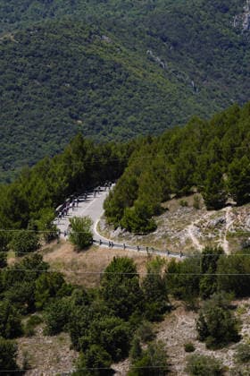 The race during Stage 7 of the Giro Next Gen 2026, from Sulmona to Piana delle Mele (Guardiagrele), Italy, Saturday, June 20, 2026.  Copyright: xFabioxFerrari LaPressex