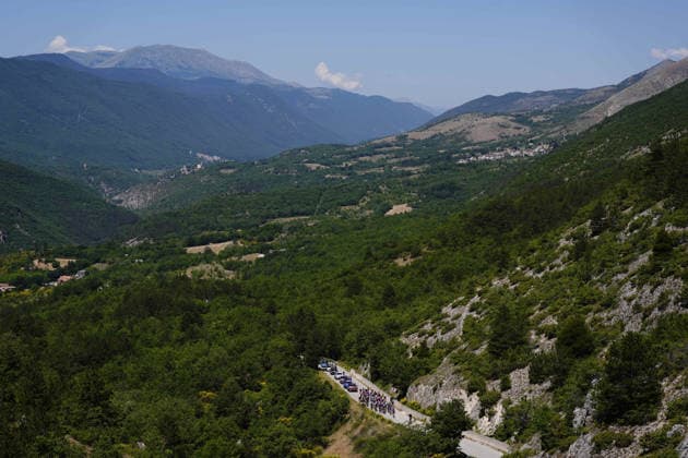 The race during Stage 7 of the Giro Next Gen 2026, from Sulmona to Piana delle Mele (Guardiagrele), Italy, Saturday, June 20, 2026.  Copyright: xFabioxFerrari LaPressex