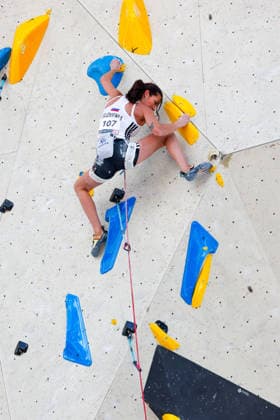 CLIMBING - World Climbing Series INNSBRUCK,AUSTRIA,20.JUN.26 - CLIMBING - World Climbing Series, lead. Image shows Lucka Rakovec (SLO).  GEPAxpictures xMarkoxVulic