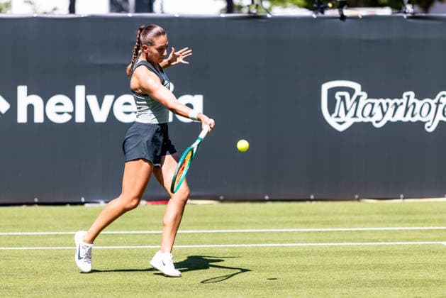 BAD HOMBURG, GERMANY - JUNE 20: Diane Parry (FRA) during the Bad Homburg Open powered by Solarwatt Singles match between Diane Parry (FRA) vs Aoi Ito (JPN) at Kurpark Bad Homburg on June 20, 2026 in Bad Homburg, Germany. Hessen Germany Copyright: xSteffiexWunderlx