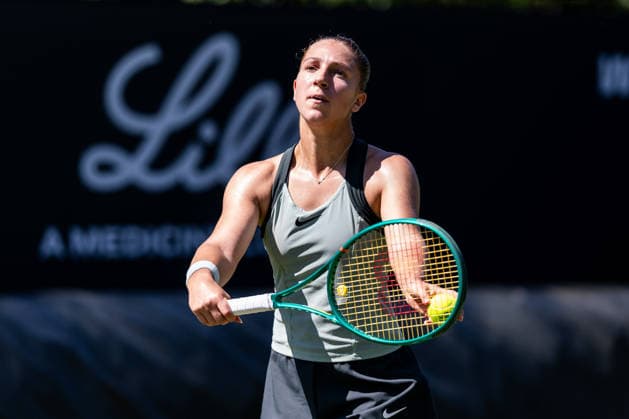 BAD HOMBURG, GERMANY - JUNE 20: Diane Parry (FRA) during the Bad Homburg Open powered by Solarwatt Singles match between Diane Parry (FRA) vs Aoi Ito (JPN) at Kurpark Bad Homburg on June 20, 2026 in Bad Homburg, Germany. Hessen Germany Copyright: xSteffiexWunderlx