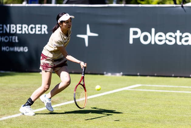 BAD HOMBURG, GERMANY - JUNE 20: Aoi Ito (JPN) during the Bad Homburg Open powered by Solarwatt Singles match between Diane Parry (FRA) vs Aoi Ito (JPN) at Kurpark Bad Homburg on June 20, 2026 in Bad Homburg, Germany. Hessen Germany Copyright: xSteffiexWunderlx