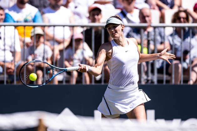 BAD HOMBURG, GERMANY - JUNE 20: Irina-Camelia Begu (ROU) during the Bad Homburg Open powered by Solarwatt Singles match between Irina-Camelia Begu (ROU) vs Tamara Korpatsch (GER) at Kurpark Bad Homburg on June 20, 2026 in Bad Homburg, Germany. Hessen Germany Copyright: xSteffiexWunderlx