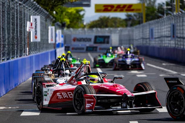 2026 FORMULA E SANYA ePRIX 01 ROWLAND Oliver (gbr), Nissan Formula E Team, Nissan e-4ORCE 05, action during the 2026 Sanya ePrix, 11th round of the 2025-26 ABB FIA Formula E World Championship, WM, Weltmeisterschaft on the Sanya Street Circuit from June 18 to 20, 2026 in Sanya, China - SanyaChina  Copyright: xJULIENxDELFOSSEx